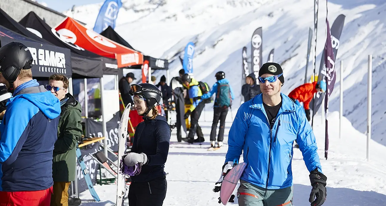 Berggasthof Piz Buin beim Splitboard-Testival CTM auf der Silvretta-Bielerhöhe