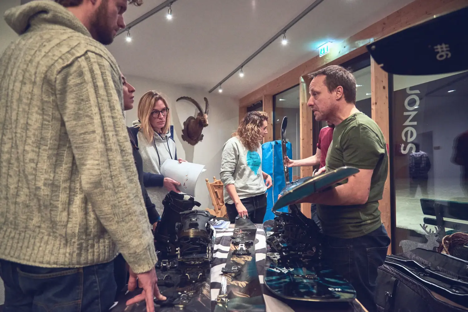 Mountain Expo beim Splitboard-Testival CTM im Berggasthof Piz Buin